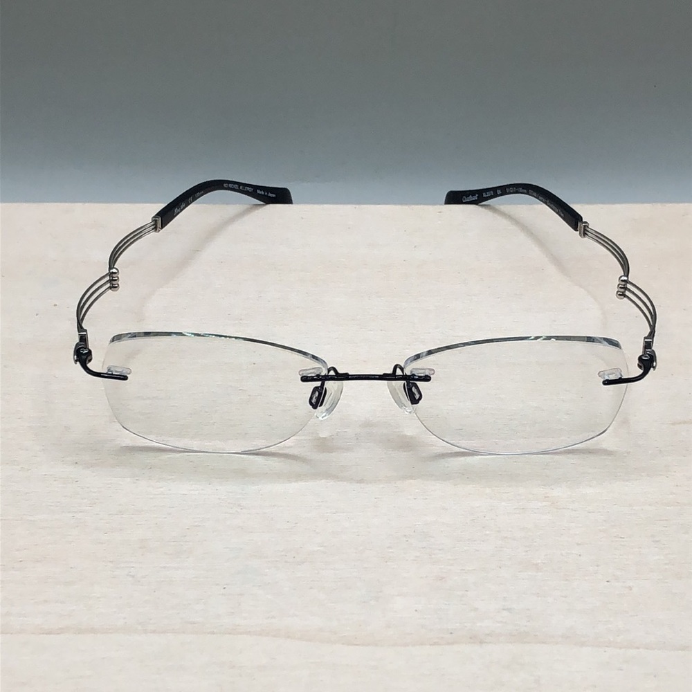 Charmant Line Art XL2075 Glasses FRAMES ONLY 51-17-135 Titan Japan Rimless